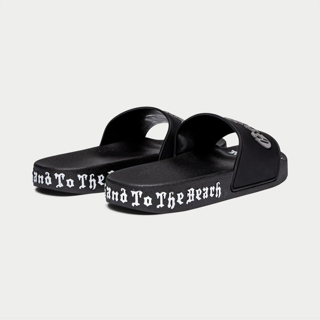 Godspeed OG Logo Slides in BLACK/WHITE - product image from the listing.