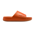 Men's Nike Calm Slides - Campfire Orange / Gum Medium Brown - product image from the listing.