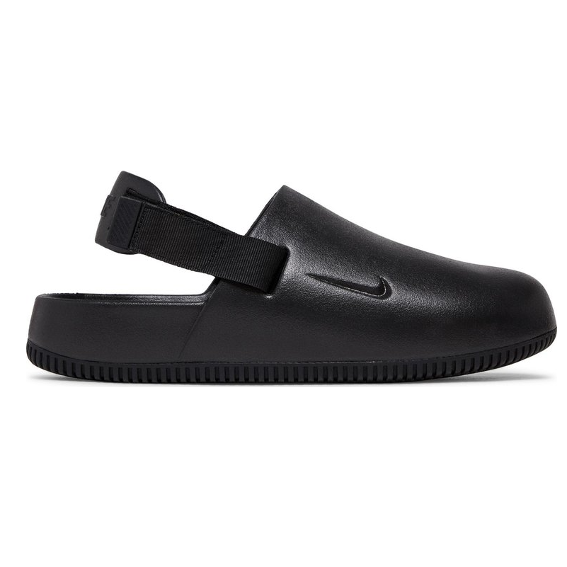 Men's Nike Calm Mule Slides - Black - product image from the listing.