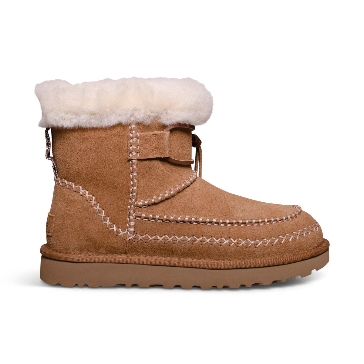 Women's UGG Classic Mini Alpine Chestnut Boots - product image from the listing.