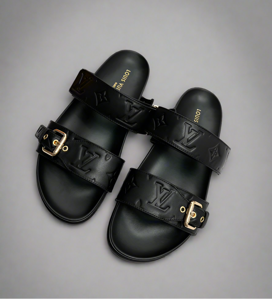 Louis vuitton Bom dia Flat mule in Black - product image from the listing.