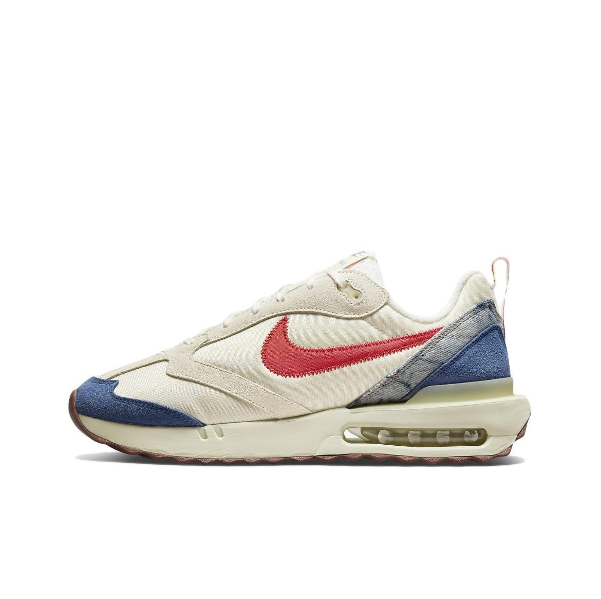 Nike Air Max Dawn DV1487-162 Sneakers, in Sail Red Blue - product image from the listing.