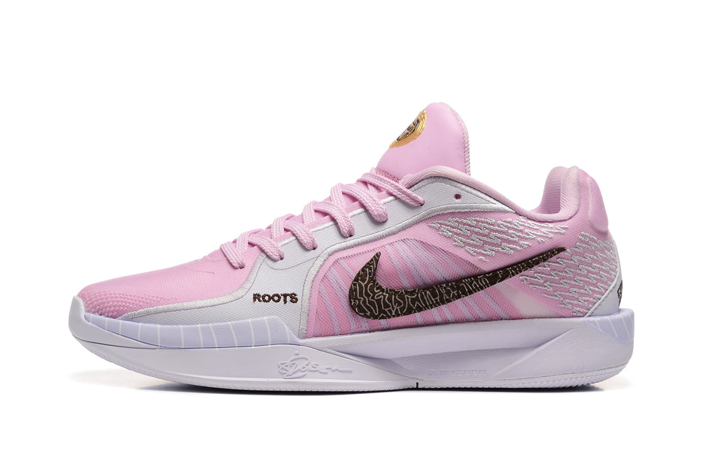 Nike Sabrina 10 Basketball Shoes in Pink Black - product image from the listing.