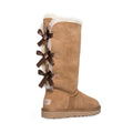Women's UGG Bailey Bow II Tall Chestnut Boots - product image from the listing.