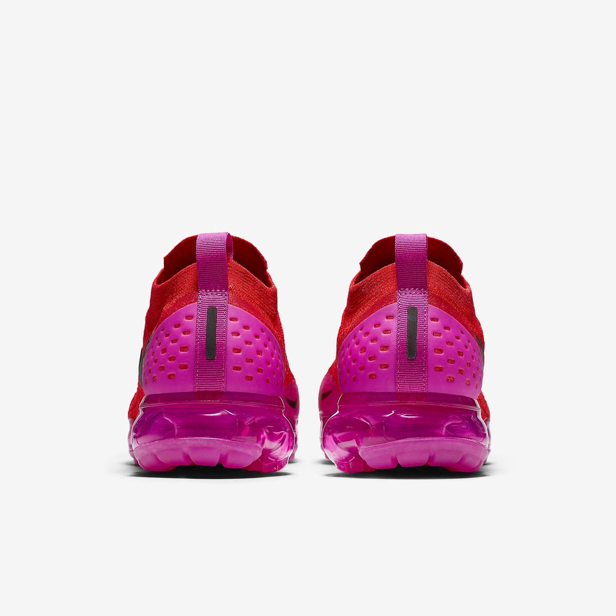 Nike Air VaporMax Flyknit Moc 2 Sneakers in Red Purple AJ6599-600 - product image from the listing.