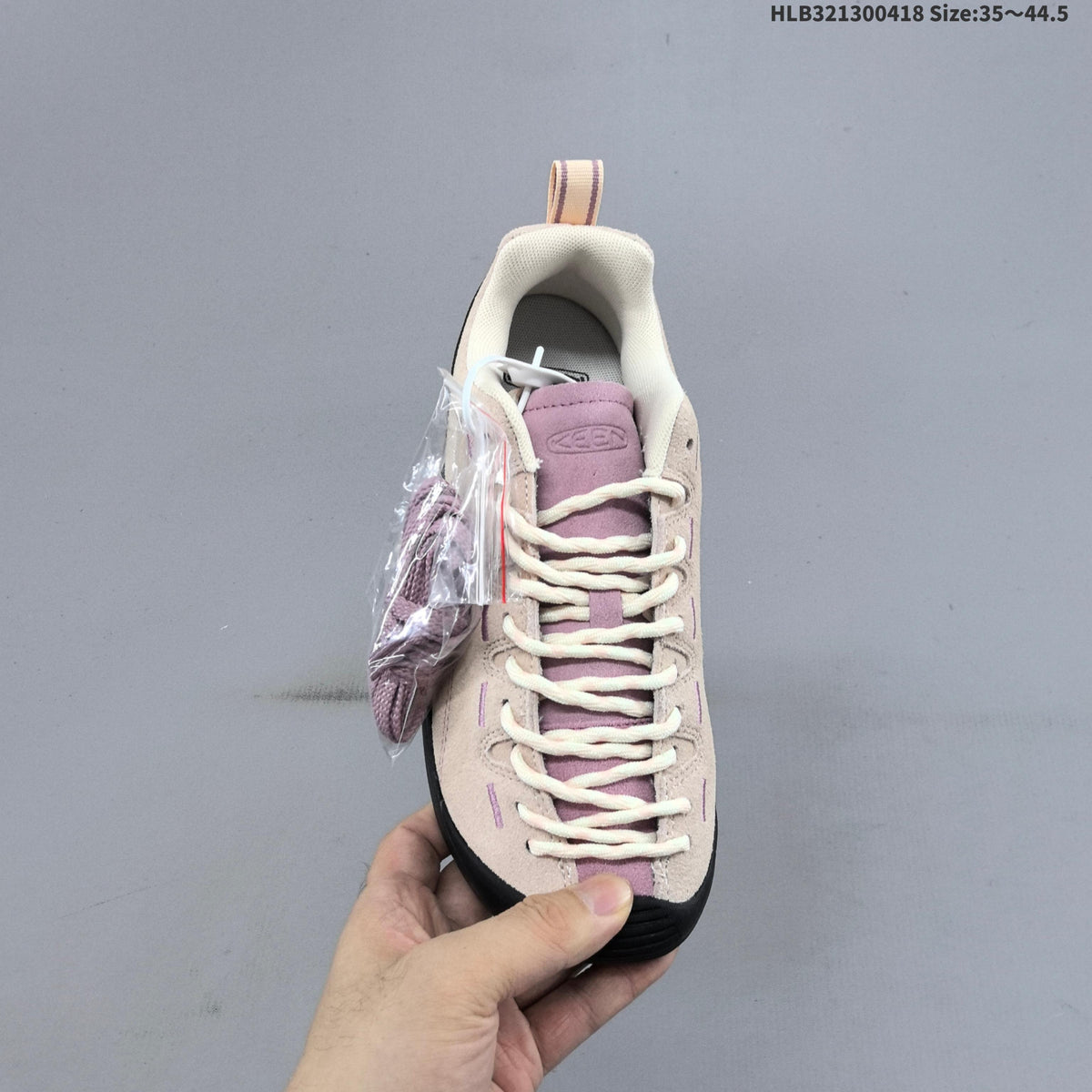 KEEN Jasper Rocks SP Low-Cut Lace-Up Shoes, Beige and Mauve - product image from the listing.