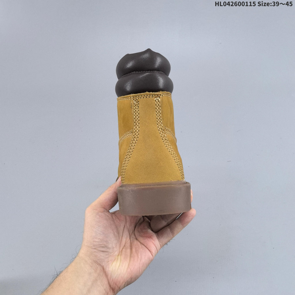 Timberland 6-Inch Style Lace-Up Boots, Wheat and in Brown - product image from the listing.