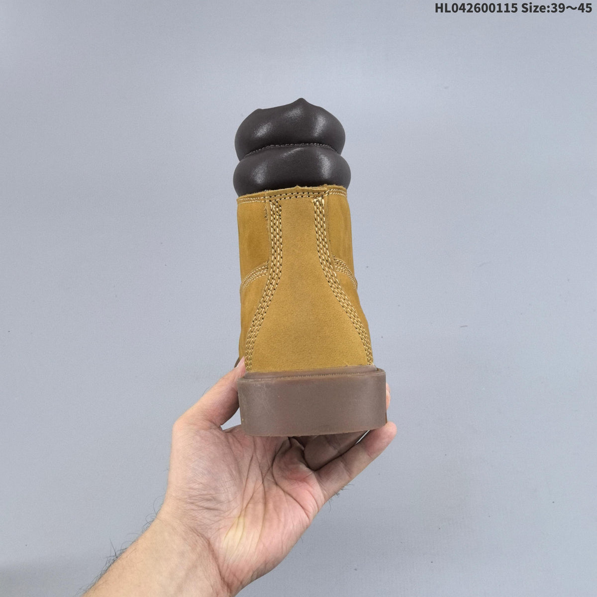 Timberland 6-Inch Style Lace-Up Boots, Wheat and in Brown - product image from the listing.