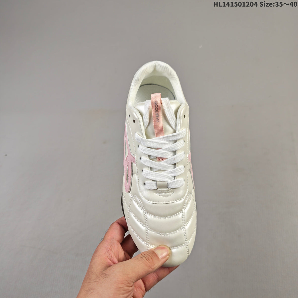White and Pink Good Bai G25X291 Low-Top Sneakers - product image from the listing.