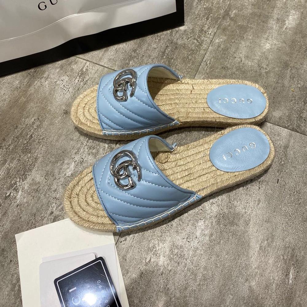 Sandals by Gucci - product photo shown in the listing for this item.