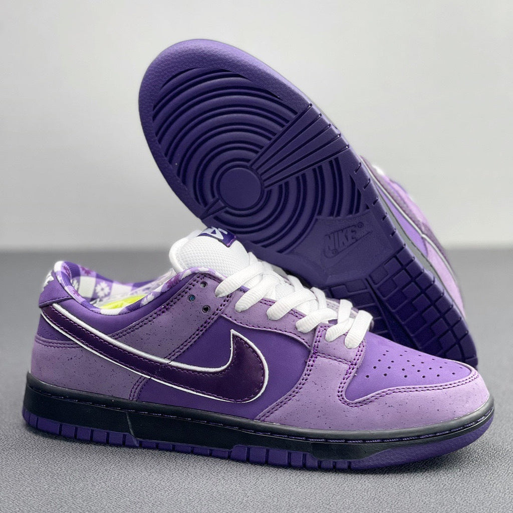 Nike SB Dunk Low Purple Lobster Trainers BV1310-555 - product image from the listing.