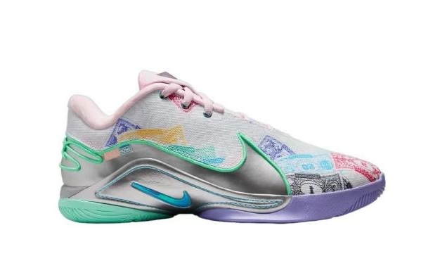 Multicolor Nike LeBron 22 Basketball Shoes - product image from the listing.
