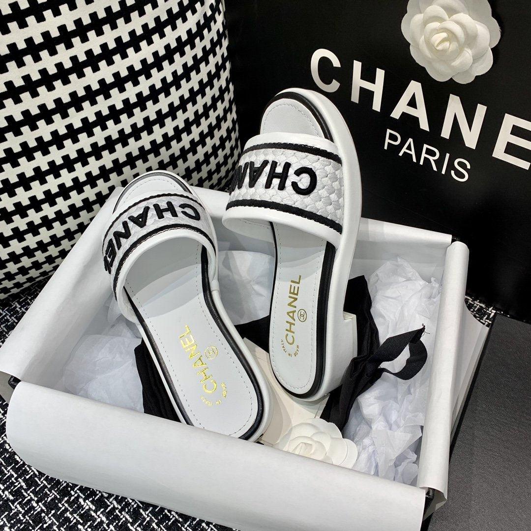 Sandals by Chanel - product photo shown in the listing for this item.
