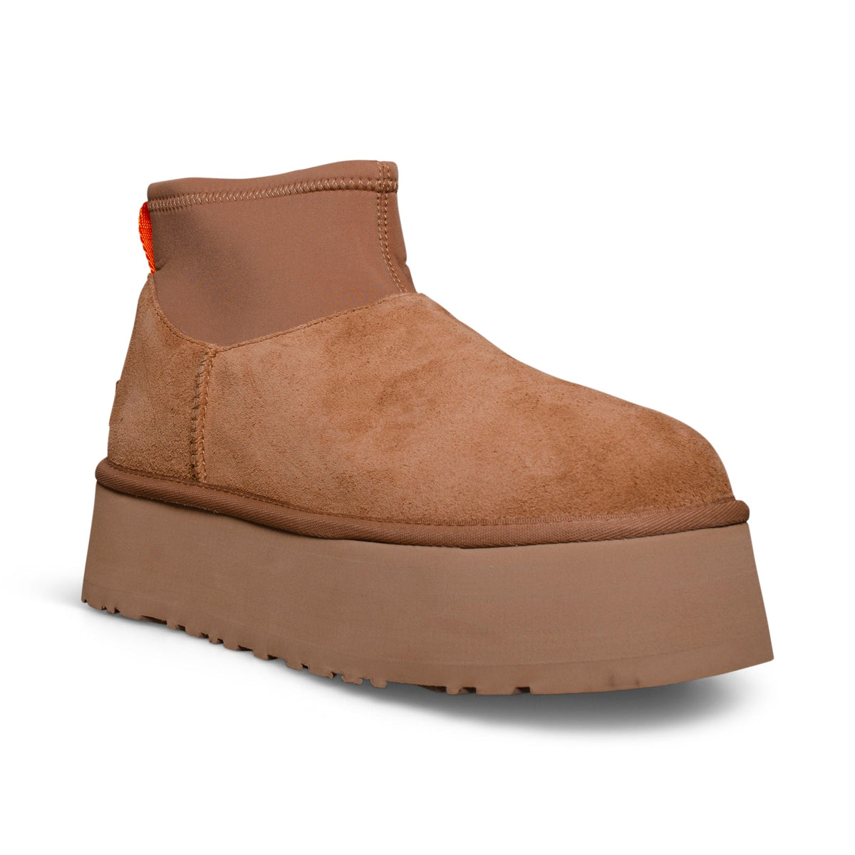Women's UGG Classic Mini Dipper Platform Chestnut Boots - product image from the listing.