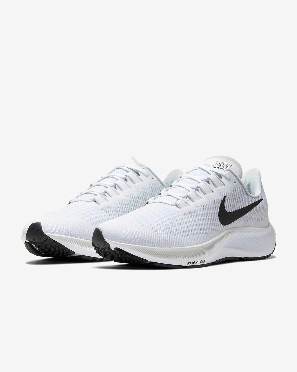 Nike Air Zoom Pegasus 37 Running Shoes in White BQ9646-100 - product image from the listing.