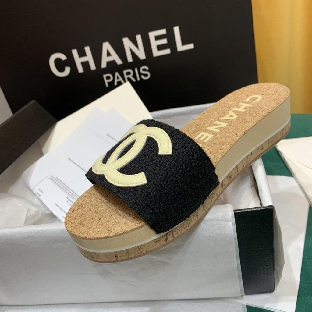 Sandals by Chanel - product photo shown in the listing for this item.