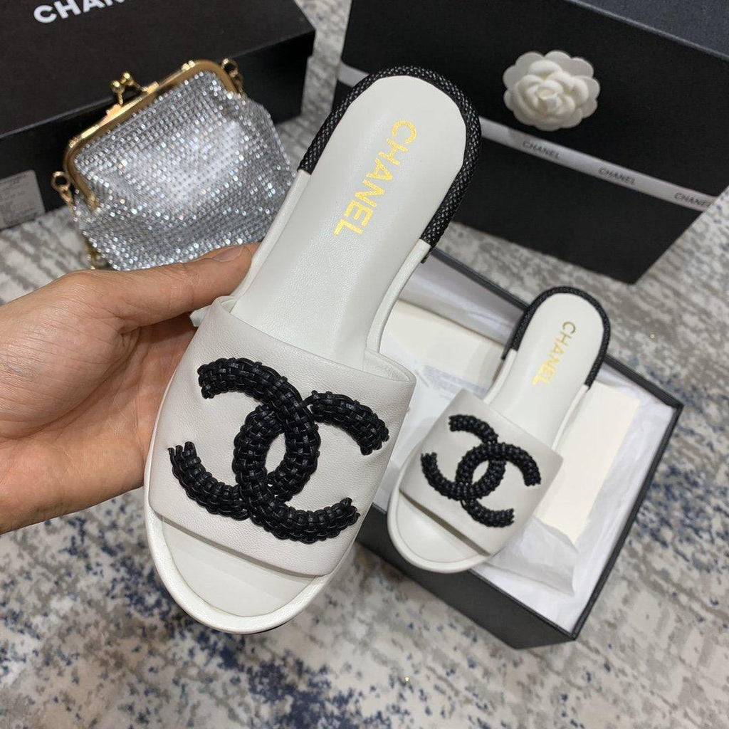Sandals by Chanel - product photo shown in the listing for this item.