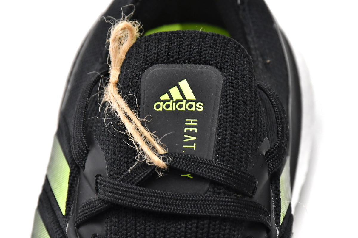 adidas UltraBoost 22 H01172 Running Shoes in Black Green - product image from the listing.