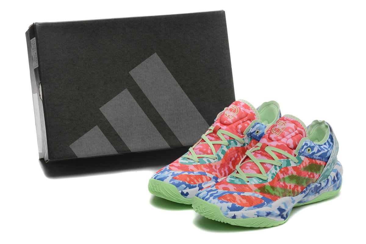 Adidas Basketball Trainers in Multicolor Camouflage - product image from the listing.