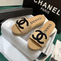 Sandals by Chanel - product photo shown in the listing for this item.
