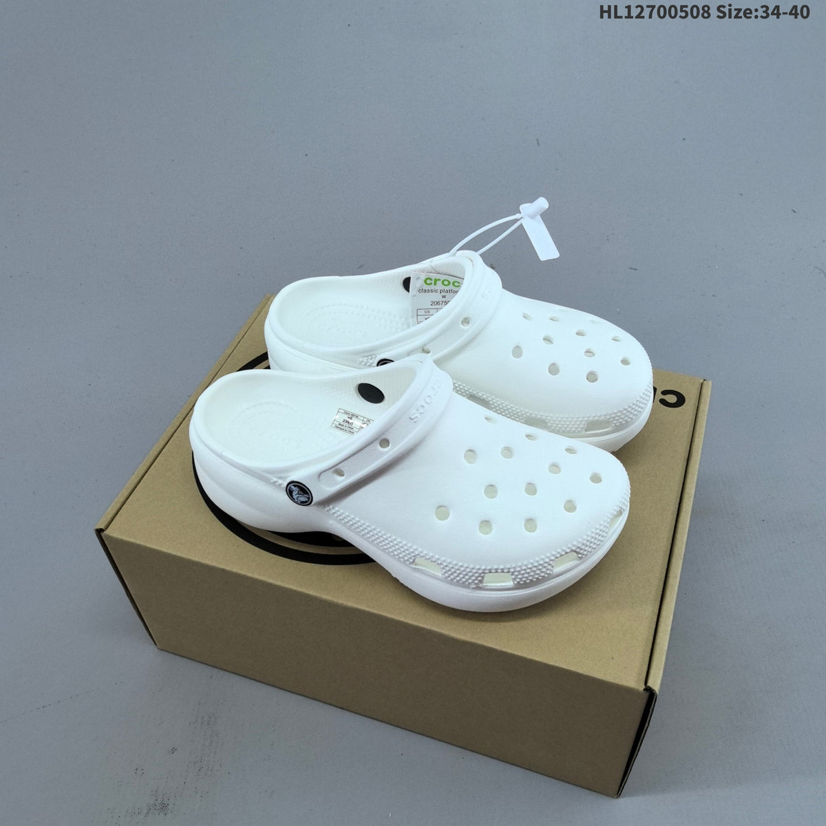 Classic Platform Clog with Ventilation Holes by Crocs - product image from the listing.