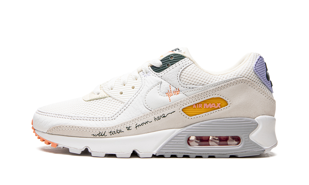 Women's AIR MAX 90 MNS "We'll Take It From Here" DV2188 100 - product image from the listing.
