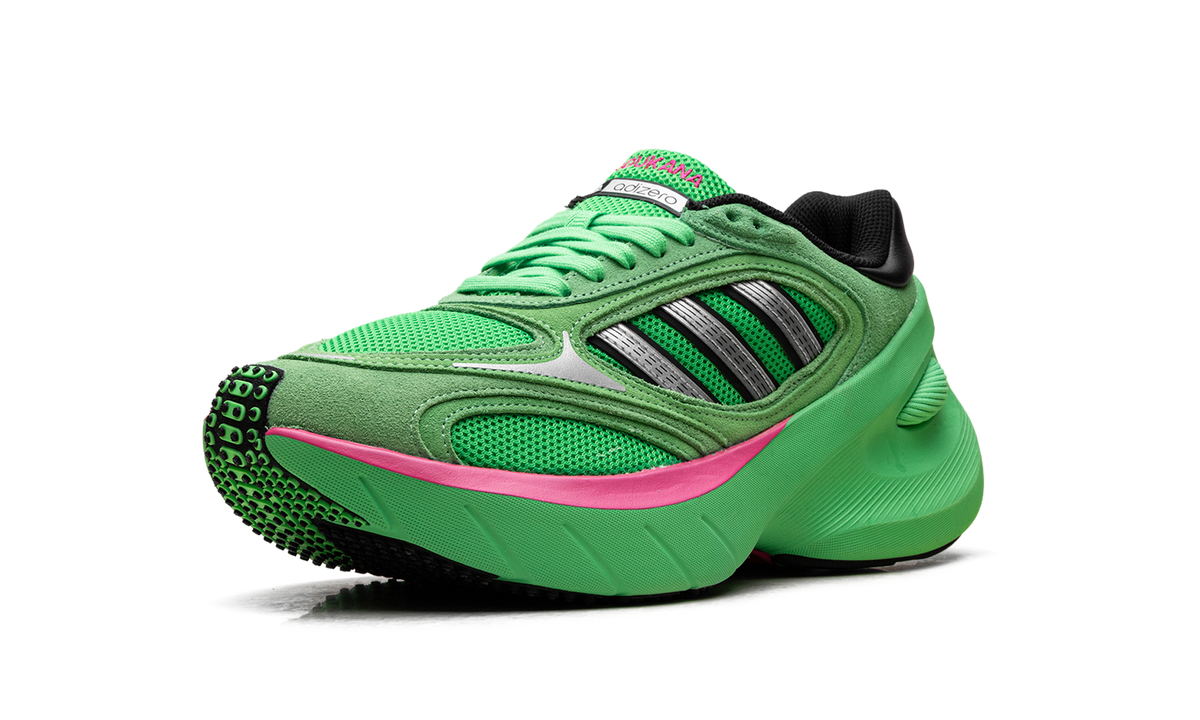 "Solar Lime Screaming Green" Adizero Goukana JR1664 - product image from the listing.
