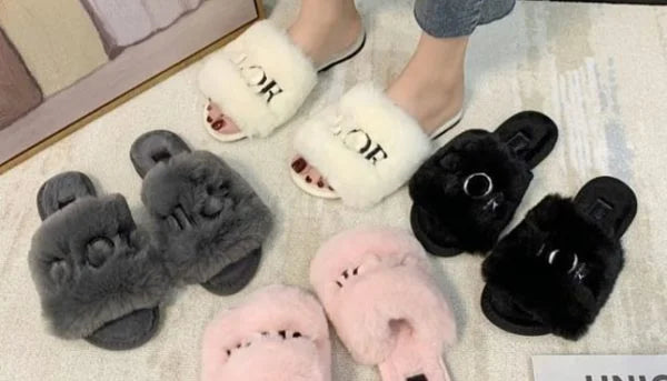 Fury Slides by Chanel - product photo shown in the listing for this item.