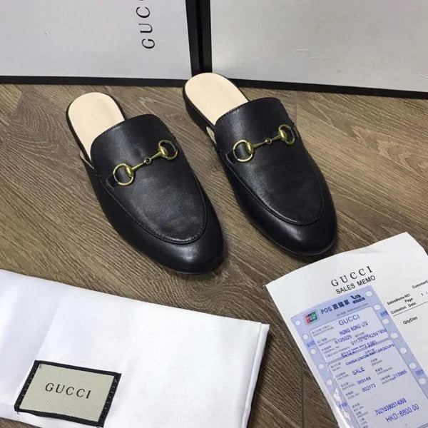 Princetown Mules by Gucci - product photo shown in the listing for this item.