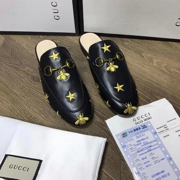 Princetown Mules by Gucci - product photo shown in the listing for this item.