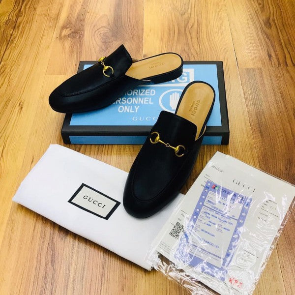 Princetown Mules by Gucci - product photo shown in the listing for this item.