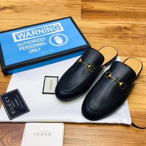 Princetown Mules by Gucci - product photo shown in the listing for this item.