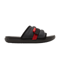 Jordan Super Play Slide in Black University Red - product image from the listing.