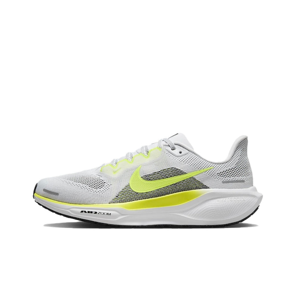 Nike Pegasus 41 Running Shoes in White Volt FD2722-104 - product image from the listing.