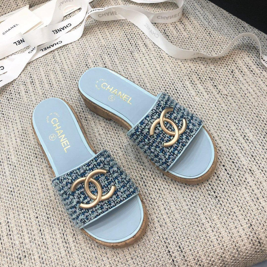 Sandals by Chanel - product photo shown in the listing for this item.