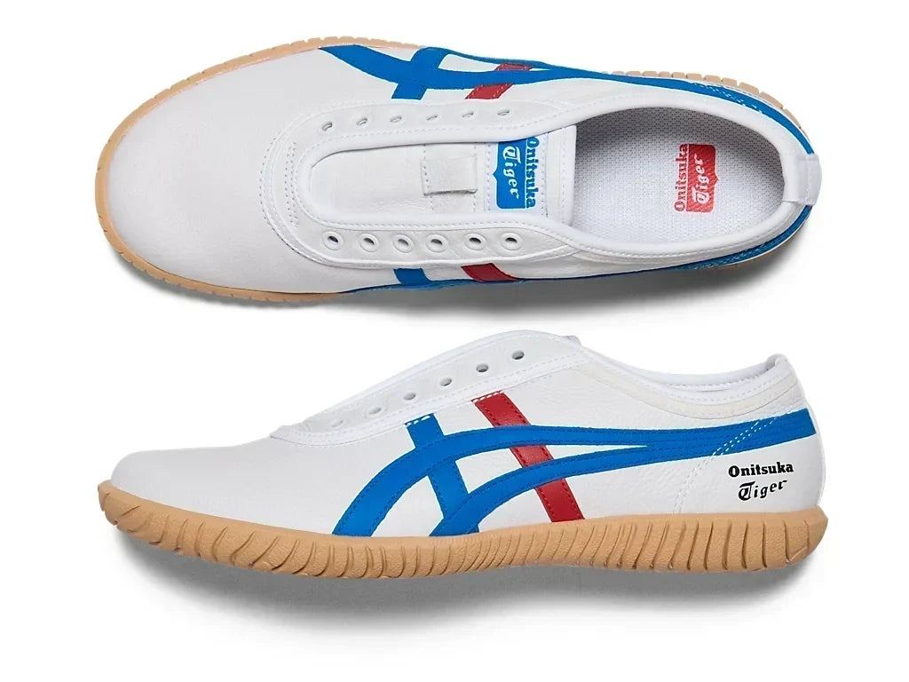 Onitsuka Tiger TSUNAHIKI SLIP-ON 1183C529 100 WHITE DIRECTOIRE in BLUE - product image from the listing.
