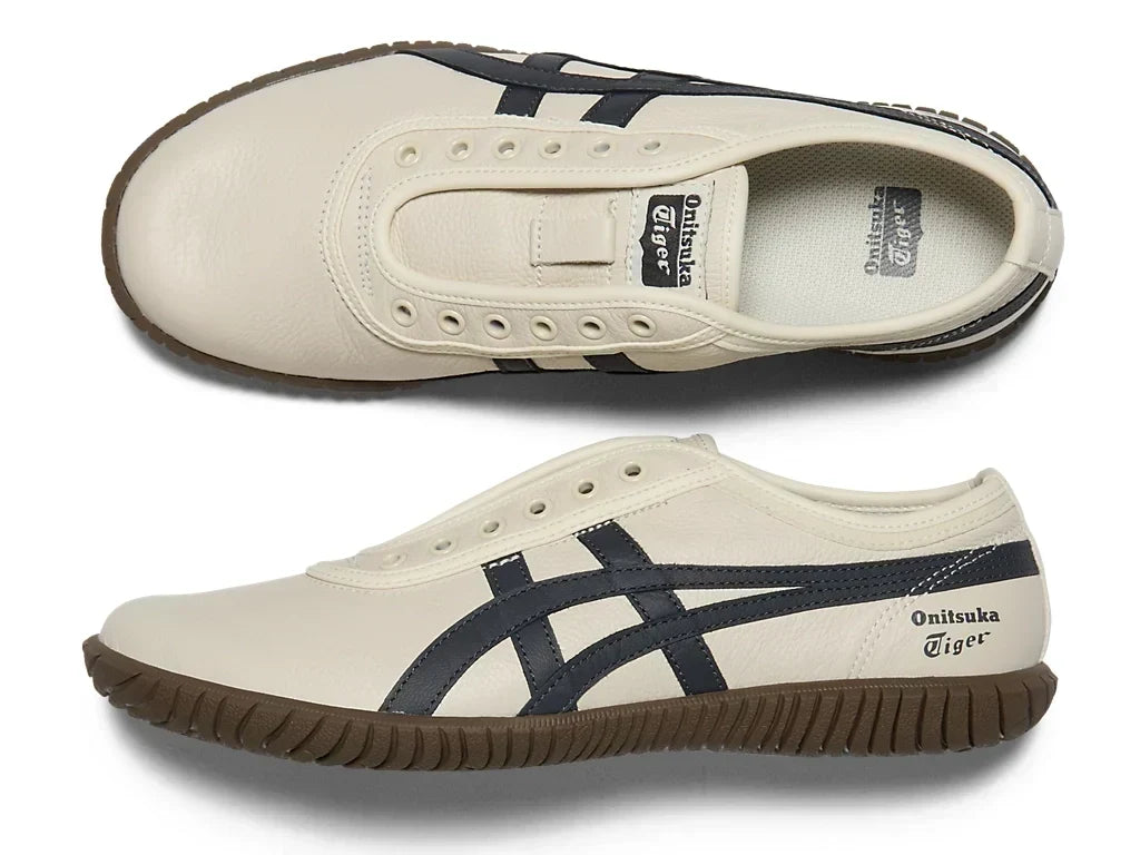 Onitsuka Tiger TSUNAHIKI SLIP-ON 1183C529 200 in BIRCH INDIGO NAVY - product image from the listing.