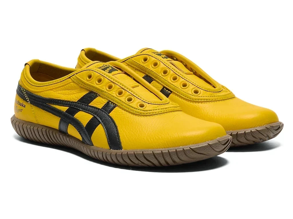Onitsuka Tiger TSUNAHIKI SLIP-ON 1183C529 750 SUNFLOWER in YELLOW BLACK - product image from the listing.