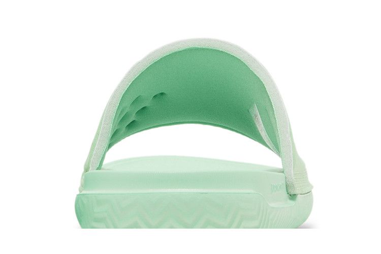 Jordan Play Slide Tourmaline Pistachio Frost in White - product image from the listing.