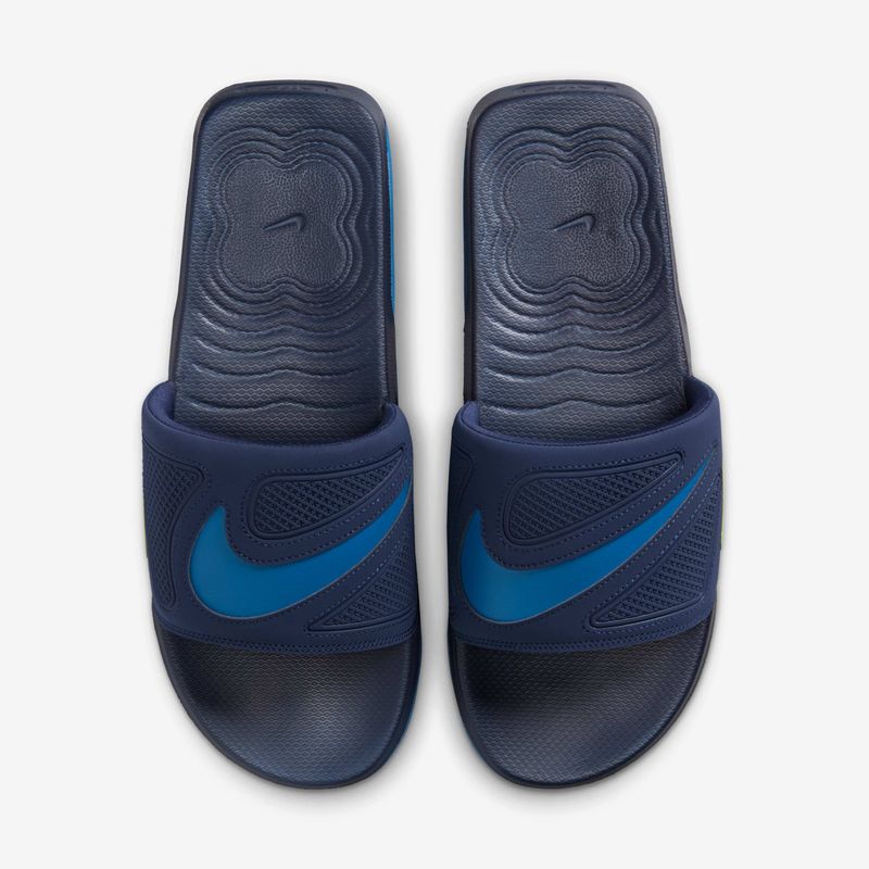 Men's Nike Air Max Cirro Slide Shoes - Blue - product image from the listing.