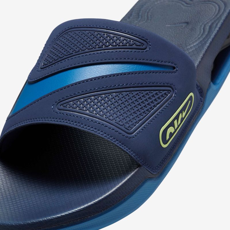 Men's Nike Air Max Cirro Slide Shoes - Blue - product image from the listing.