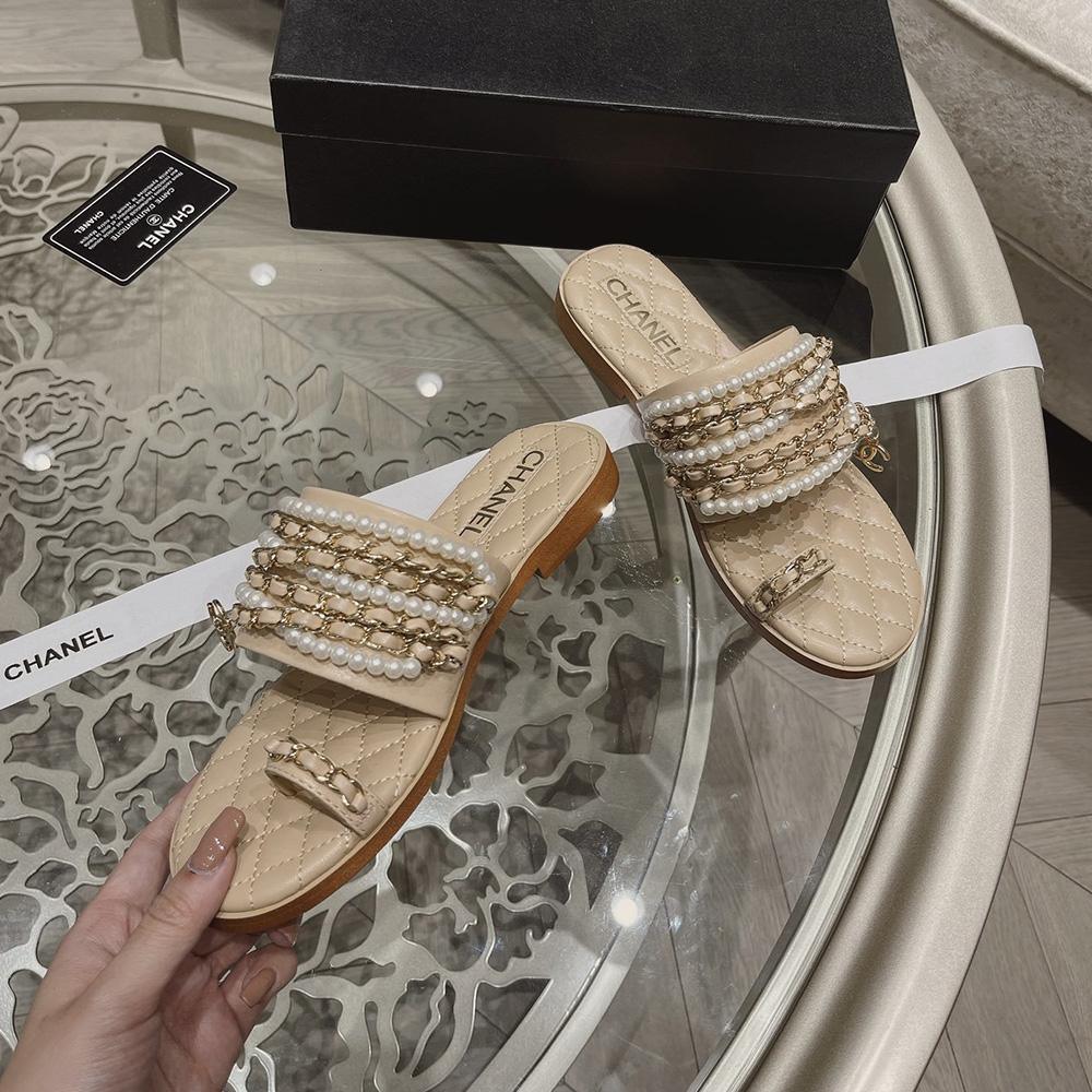 Sandals by Chanel - product photo shown in the listing for this item.
