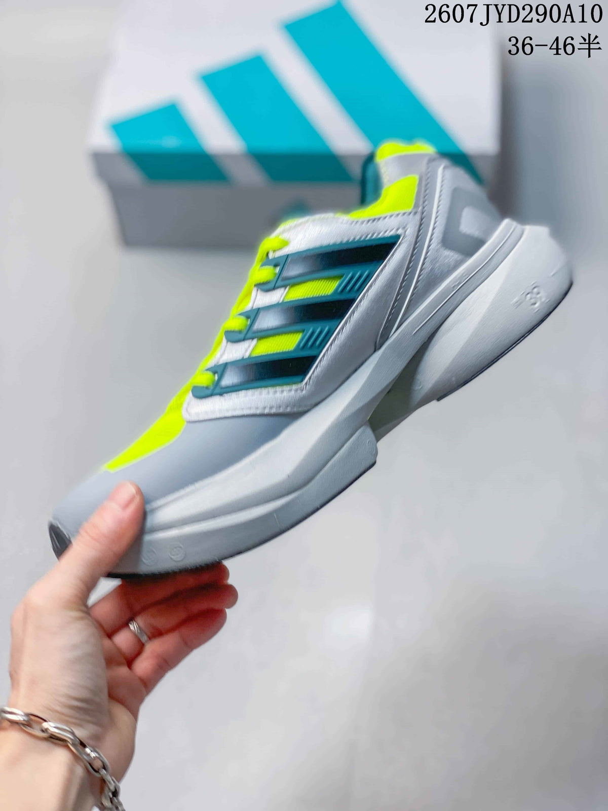 adidas Equipment Adios Pro Shoes for Running Grey Neon - product image from the listing.