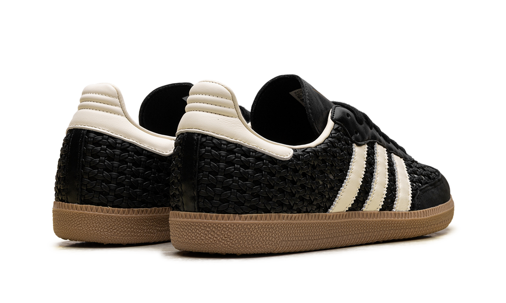 Women's Samba OG "Basketweave Black Cream White" HQ9282 - product image from the listing.
