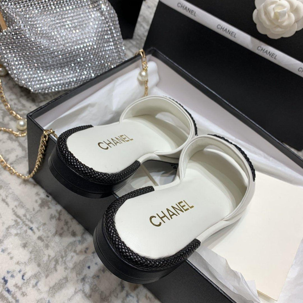 Sandals by Chanel - product photo shown in the listing for this item.