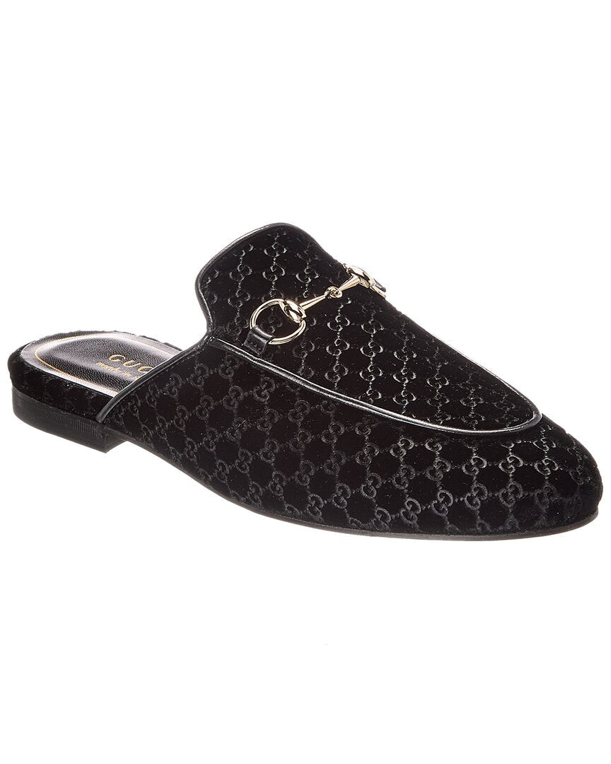 Princetown Gg Velvet Mule by Gucci - product image from the listing.