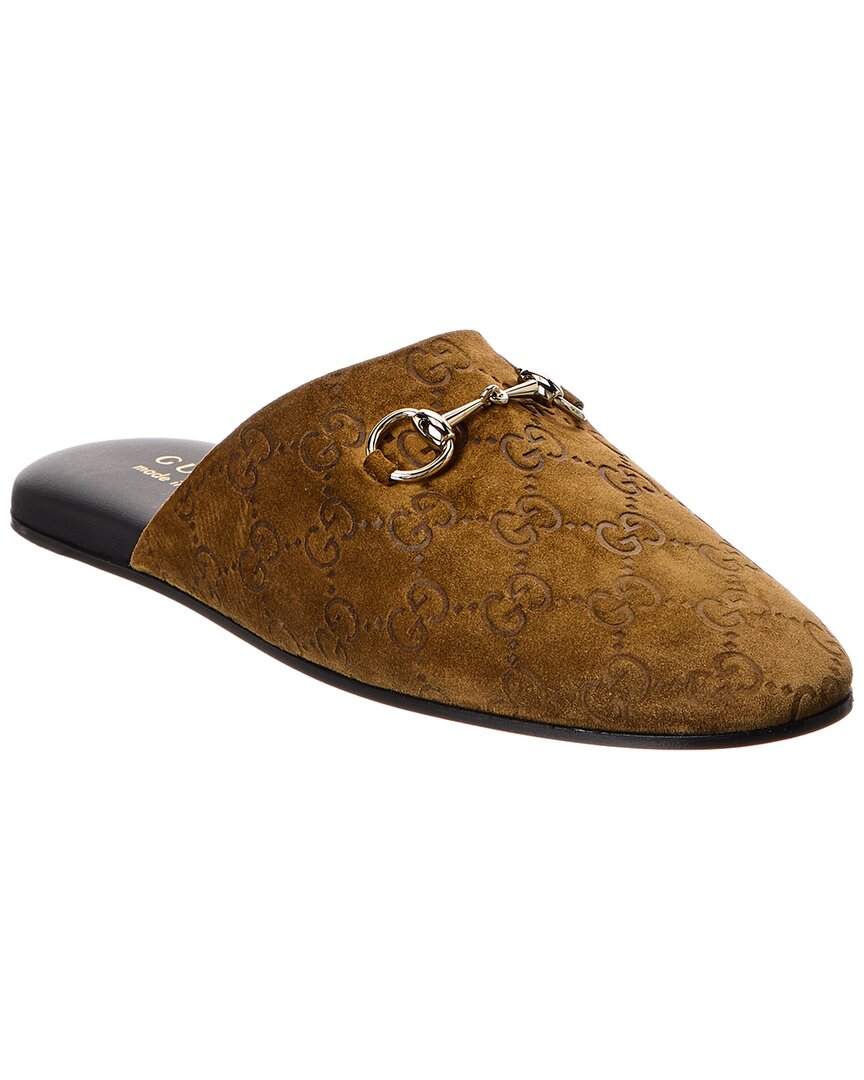 Horsebit Gg Suede Mule by Gucci - product image from the listing.
