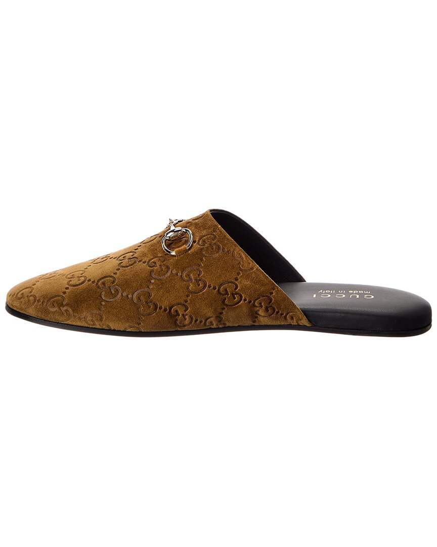 Horsebit Gg Suede Mule by Gucci - product image from the listing.
