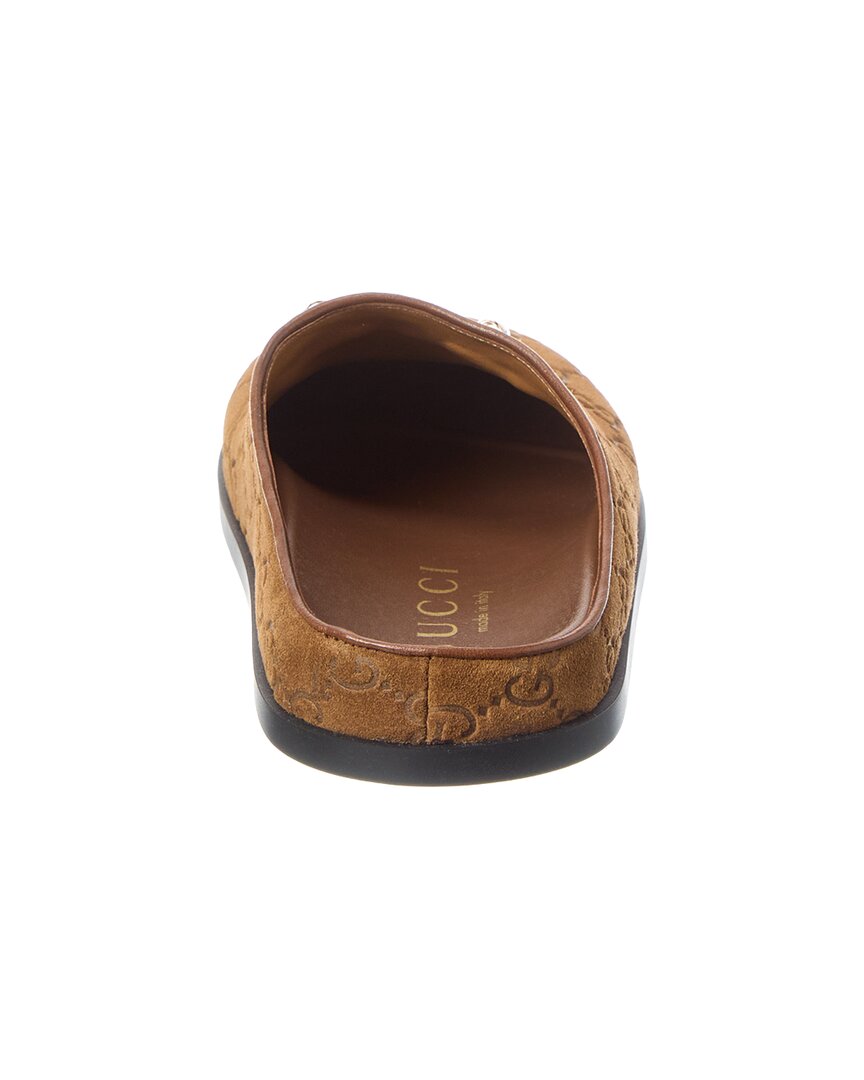 Horsebit Suede Mule by Gucci - product image from the listing.