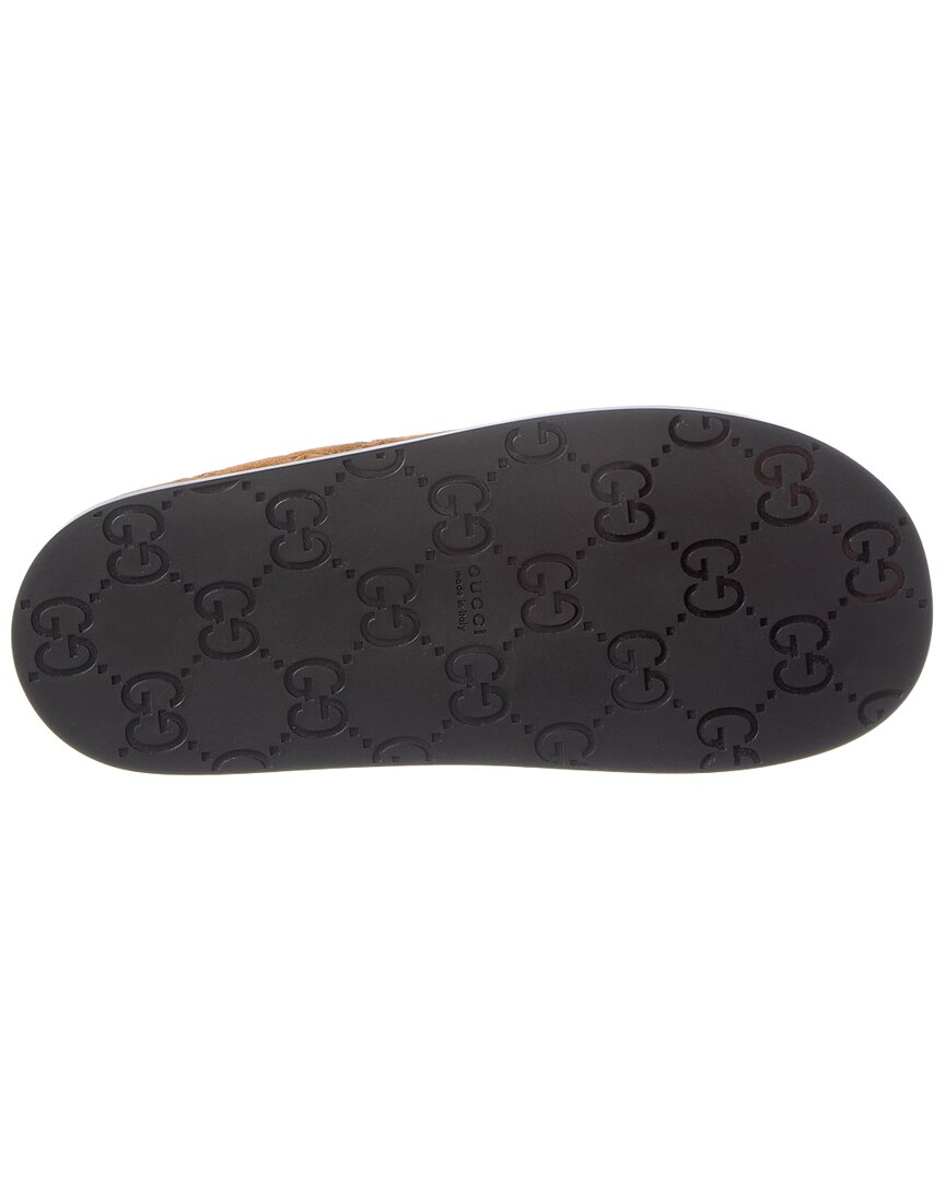 Horsebit Suede Mule by Gucci - product image from the listing.